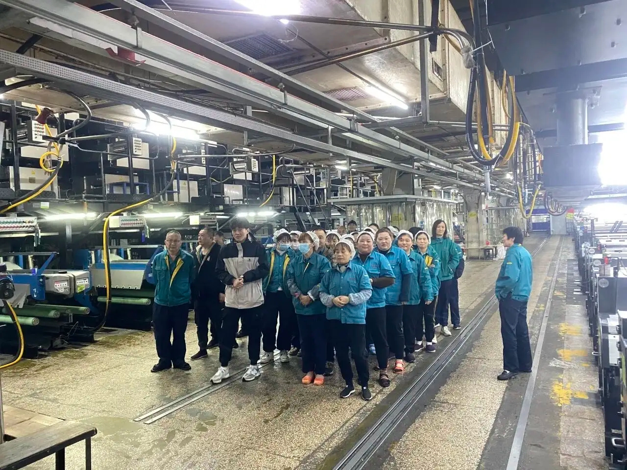 Changshu poliesteris atlieka avarinės evakuacijos pratybas